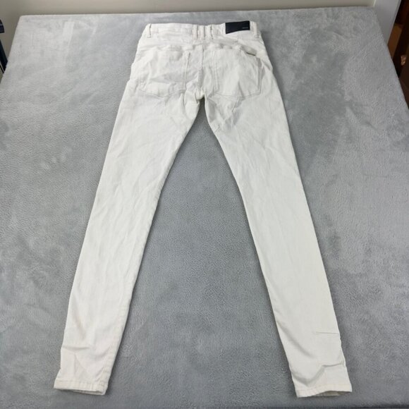 Kollar White Denim Bottom Whitr Jeans Men's Size 32 US - Picture 15 of 15